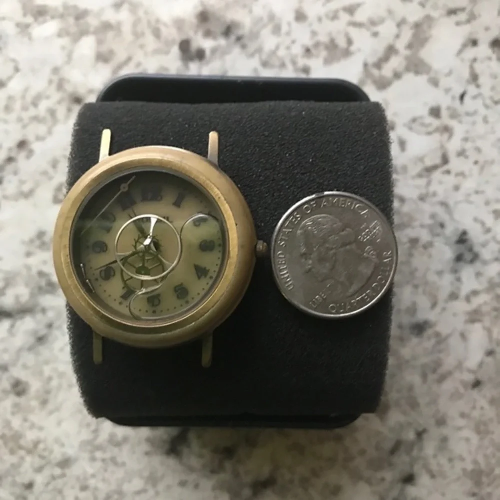 1995 FLOATING GEARS STONE FOSSIL BW-6772